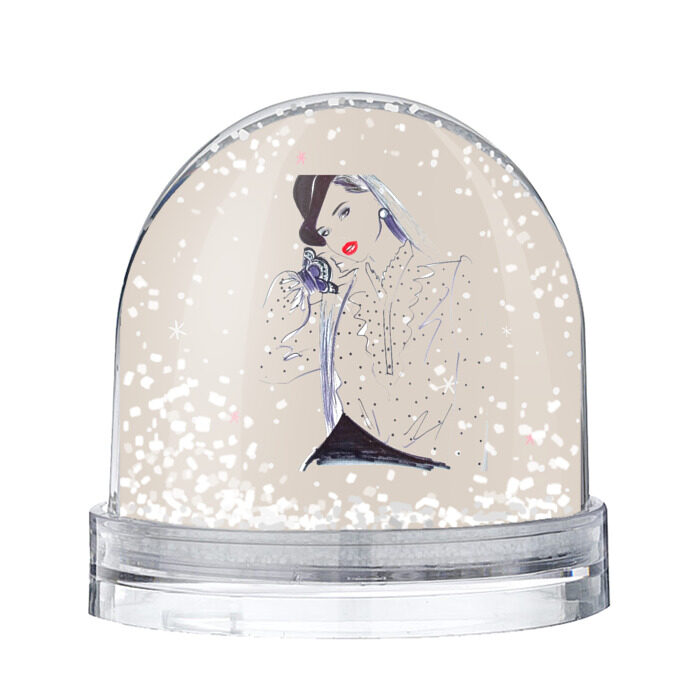 Снежный шар Девушка фото