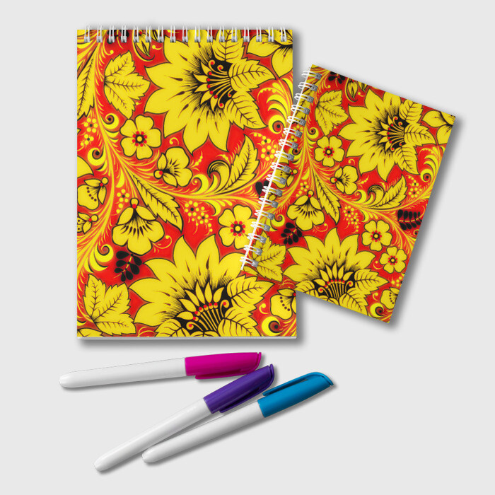 Блокнот Хохлома фото