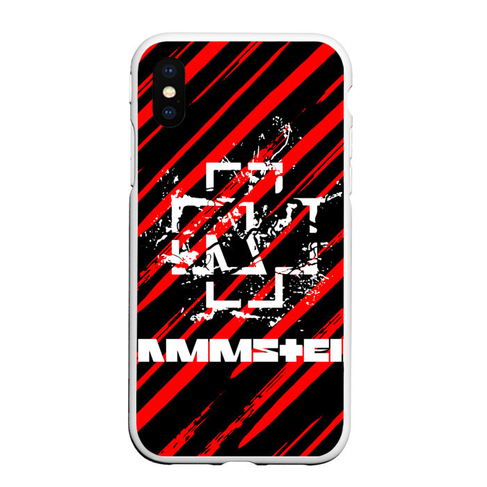 Чехол для iPhone XS Max матовый Rammstein. фото