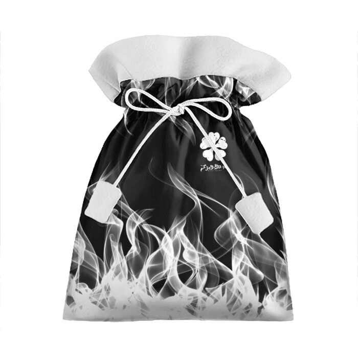 Подарочный 3D мешок Черный клевер. фото