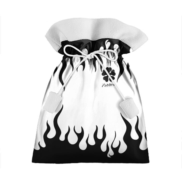 Подарочный 3D мешок Черный клевер. фото