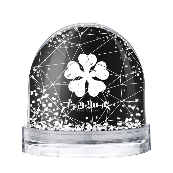 Снежный шар Черный клевер. фото