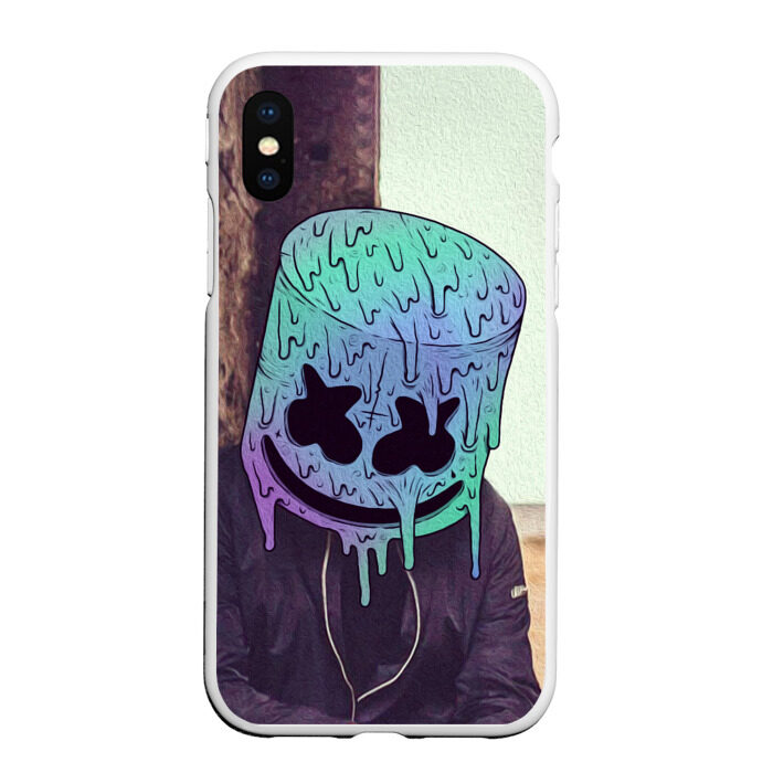 Чехол для iPhone XS Max матовый MARSHMELLO фото