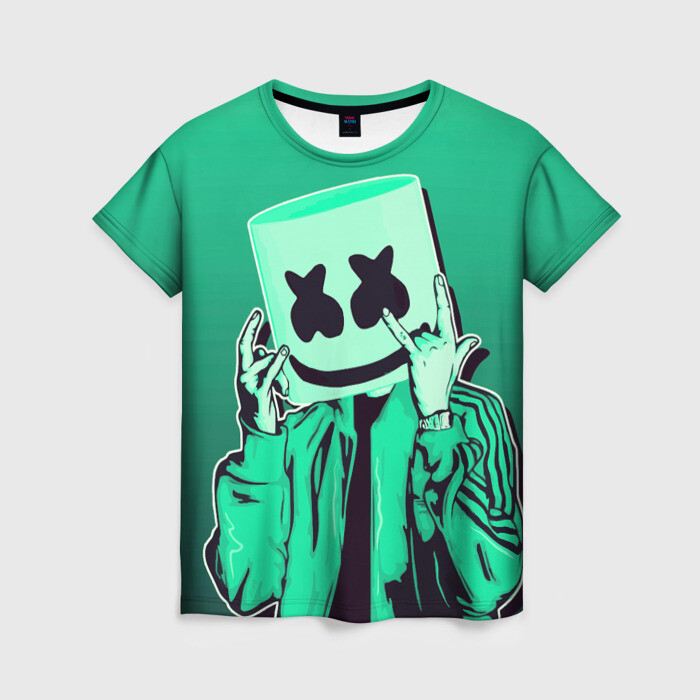 Женская футболка 3D MARSHMELLO фото