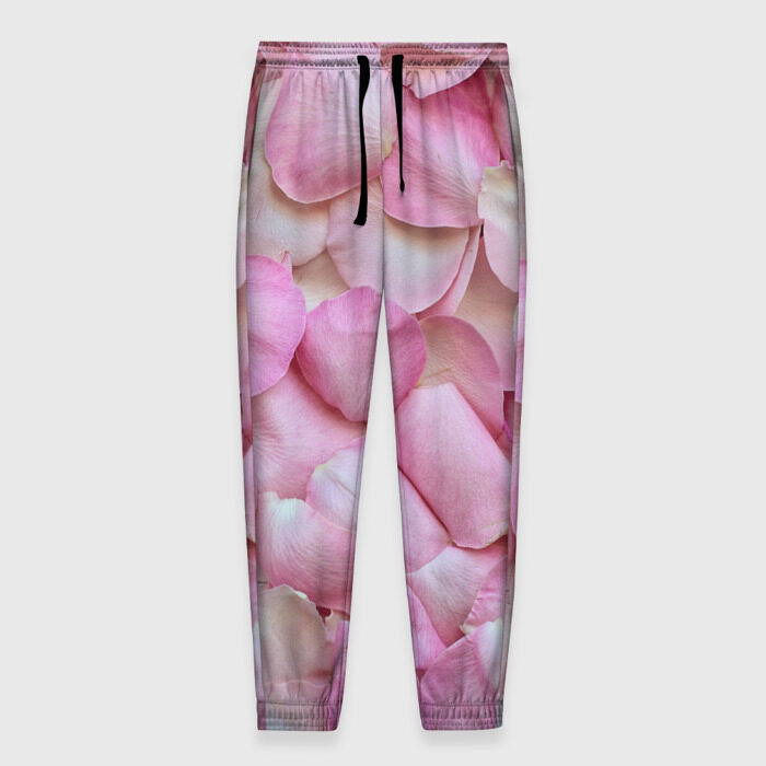 Мужские брюки 3D Лепестки роз фото