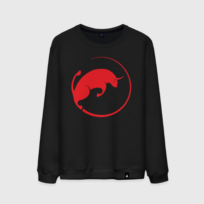 Мужской свитшот хлопок Новый год 2021 фото