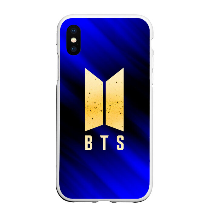 Чехол для iPhone XS Max матовый BTS. фото