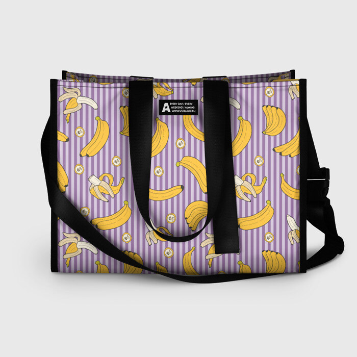 Сумка-шоппер 3D Бананчики фото
