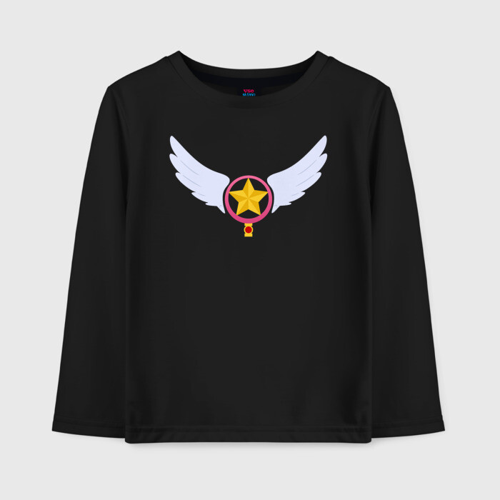 Детский лонгслив хлопок Cardcaptor Sakura Star Wand фото