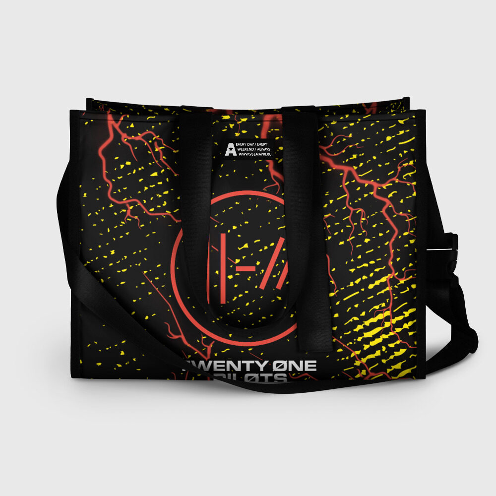 Сумка-шоппер 3D TWENTY ONE PILOTS 21 PILOTS фото
