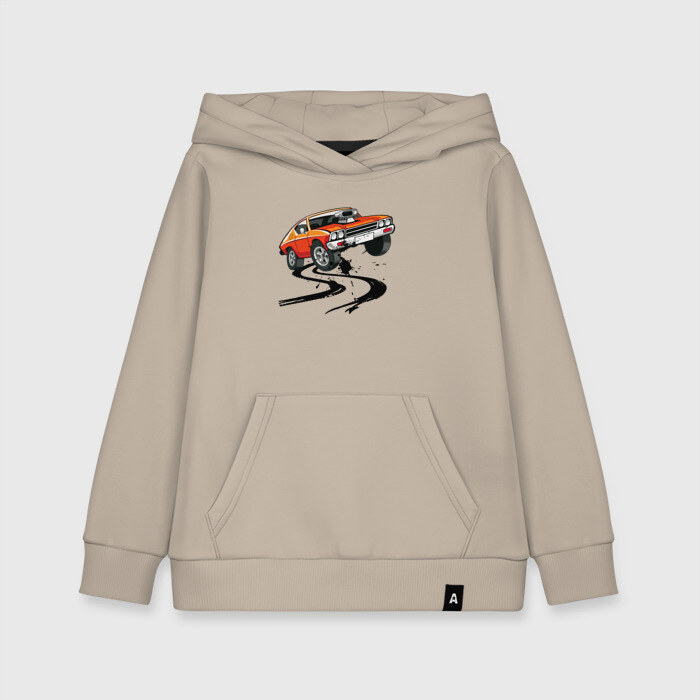 Детская толстовка хлопок гоночная машина фото
