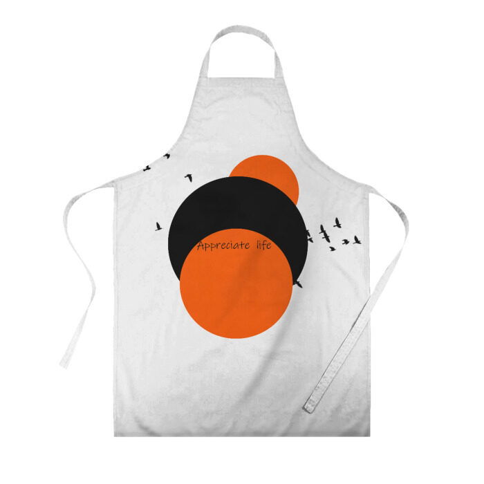 Фартук 3D Appreciate life/ цени жизнь фото