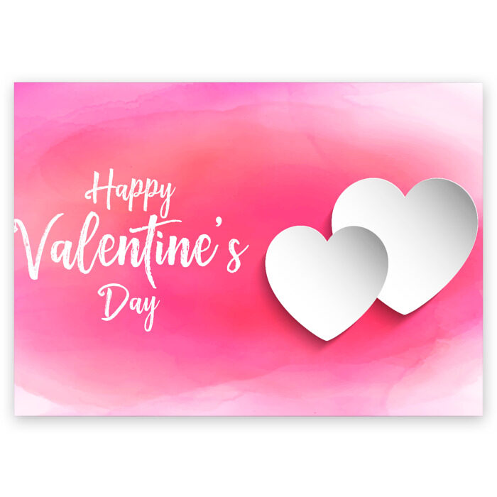 Поздравительная открытка Веселого Дня Святого Валентина фото