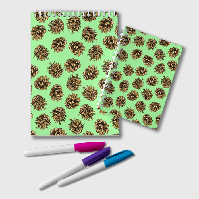 Блокнот Еловые шишки фото