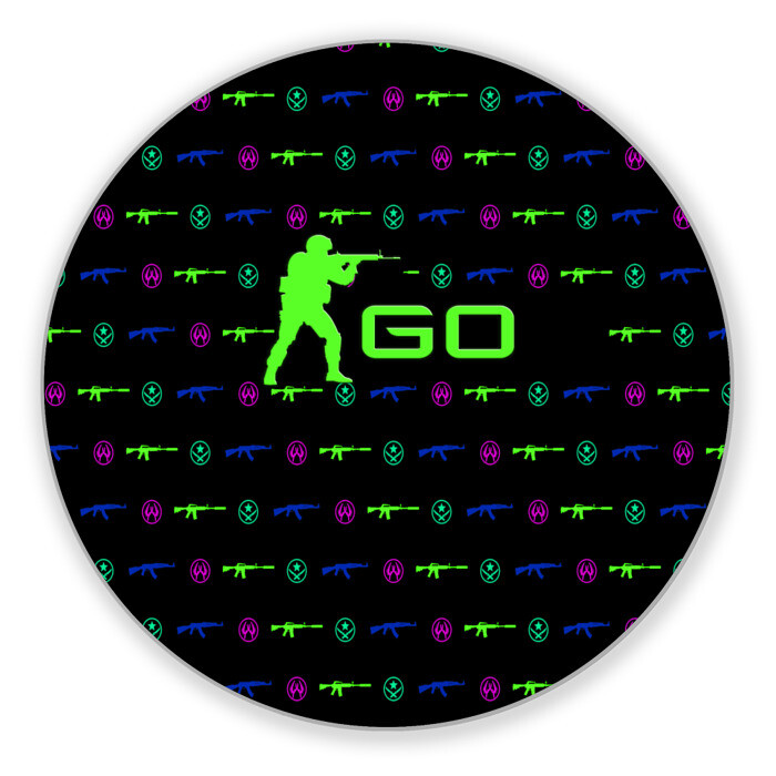 Коврик для мышки круглый CS GO  фото