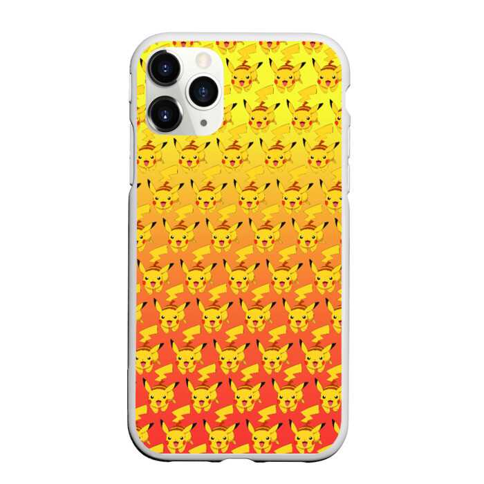 Чехол для iPhone 11 Pro матовый Pikachu Pika Pika фото