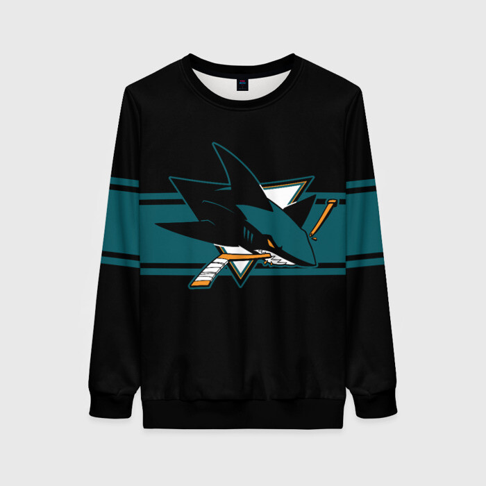 Женский свитшот 3D Сан-Хосе Шаркс фото