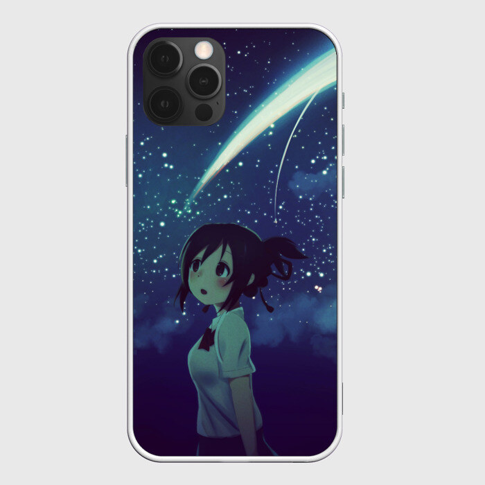 Чехол для iPhone 12 Pro Max ТВОЕ ИМЯ фото