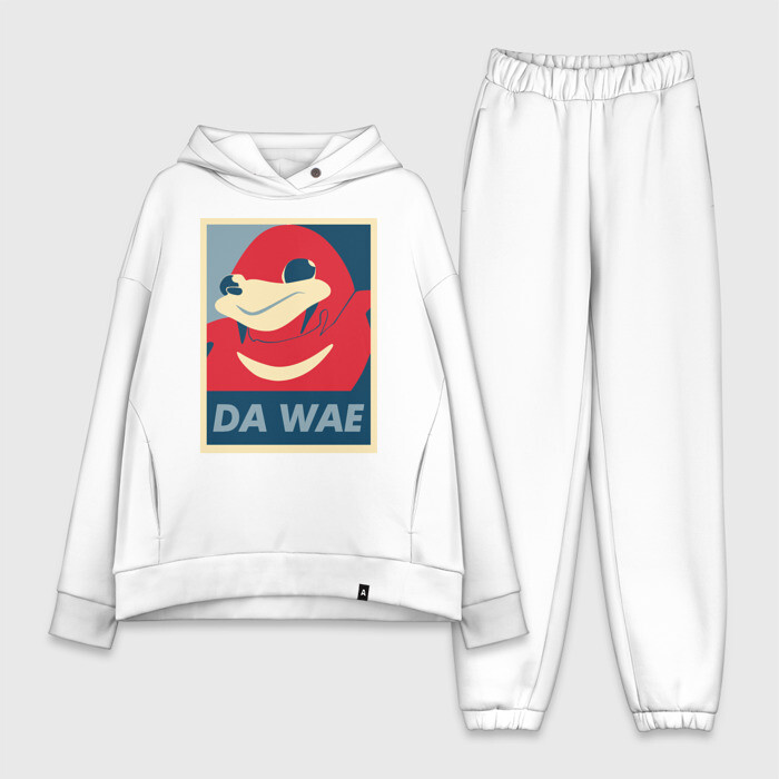 Женский костюм хлопок Oversize DA WAE фото