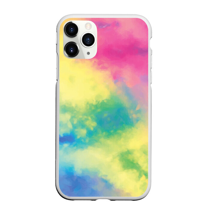 Чехол для iPhone 11 Pro матовый Tie-Dye фото