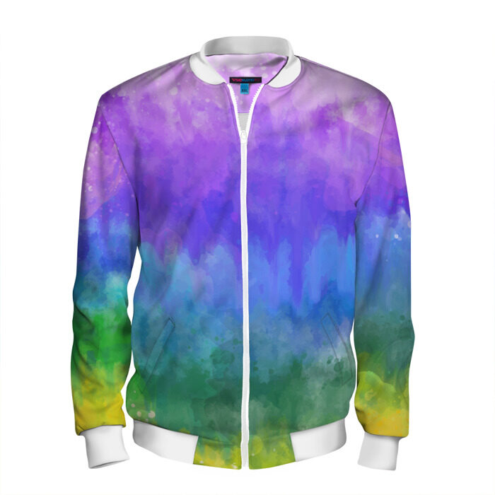Мужской бомбер 3D TIE-DYE фото