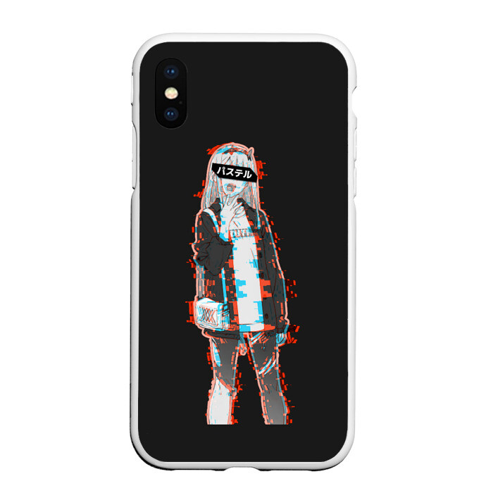 Чехол для iPhone XS Max матовый ZeroTwo (Darling in the Franx) фото