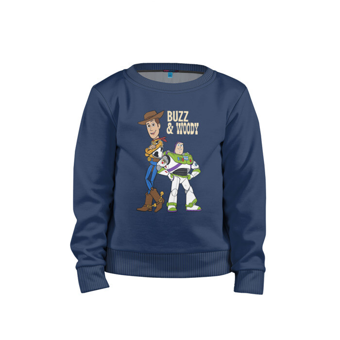 Детский свитшот хлопок Buzz&Woody фото