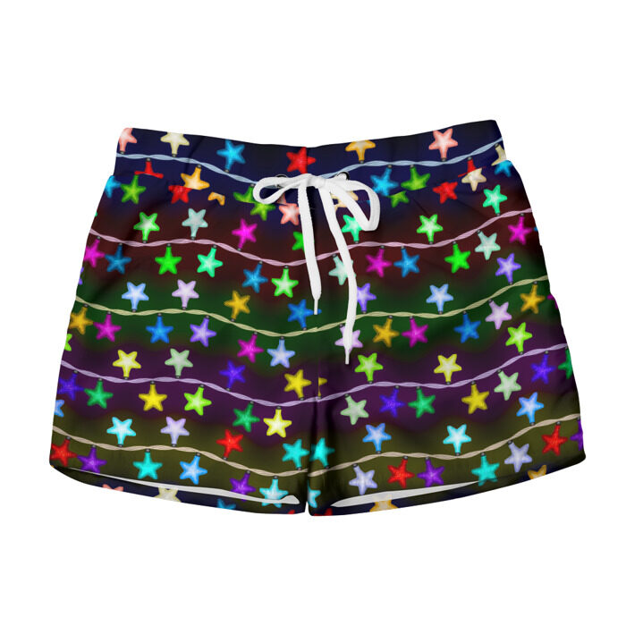 Женские шорты 3D Гирлянда фото