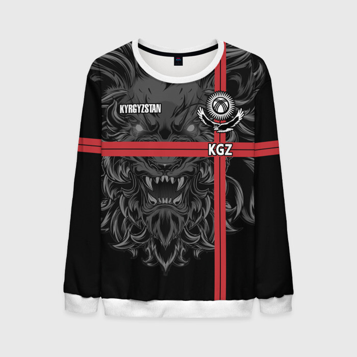 Мужской свитшот 3D Киргизия фото