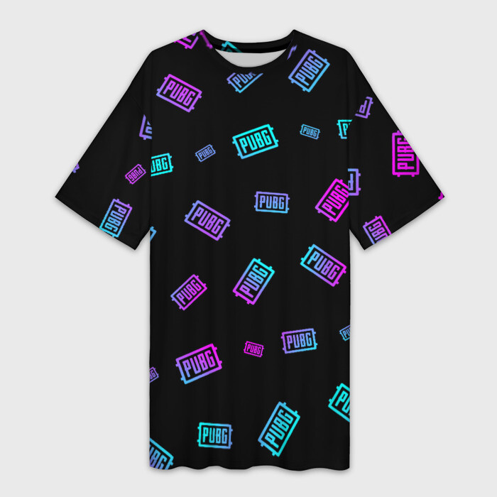Платье-футболка 3D PUBG   ПАБГ фото