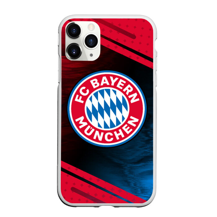 Чехол для iPhone 11 Pro матовый FC BAYERN / БАВАРИЯ фото