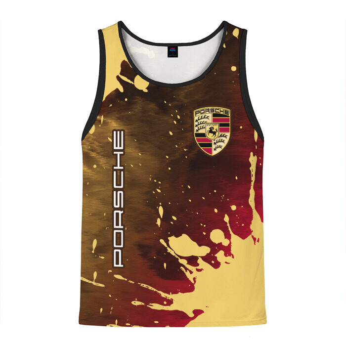 Мужская майка 3D PORSCHE Порше фото