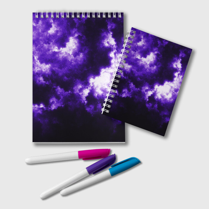 Блокнот Purple Clouds фото