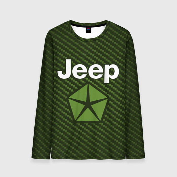 Мужской лонгслив 3D JEEP / Джип фото