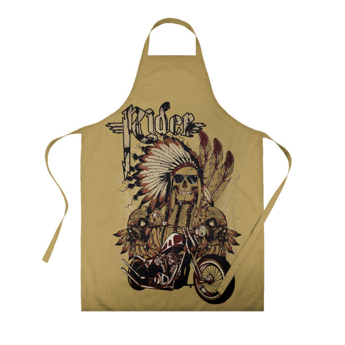 Фартук 3D Всадник с ирокезом фото