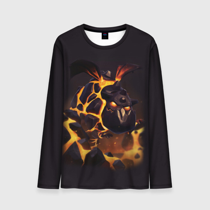 Мужской лонгслив 3D Clash of Clans фото