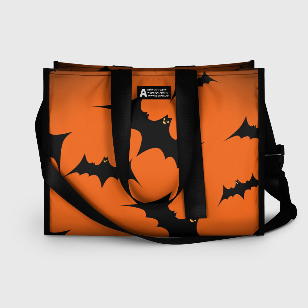 Сумка-шоппер 3D Летучая мышь фото