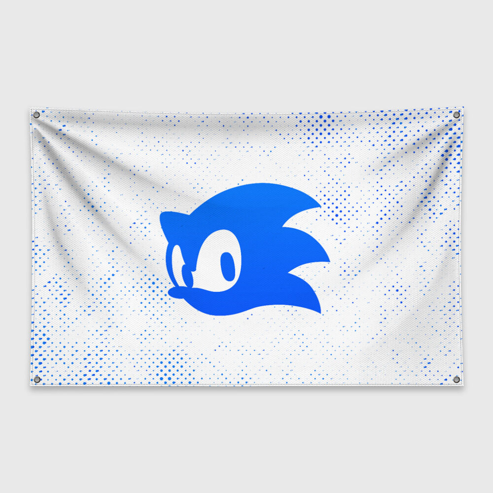 Флаг-баннер СОНИК SONIC фото