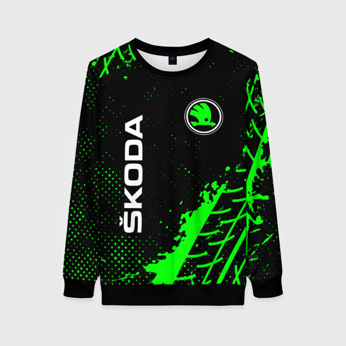 Женский свитшот 3D SKODA / Шкода фото