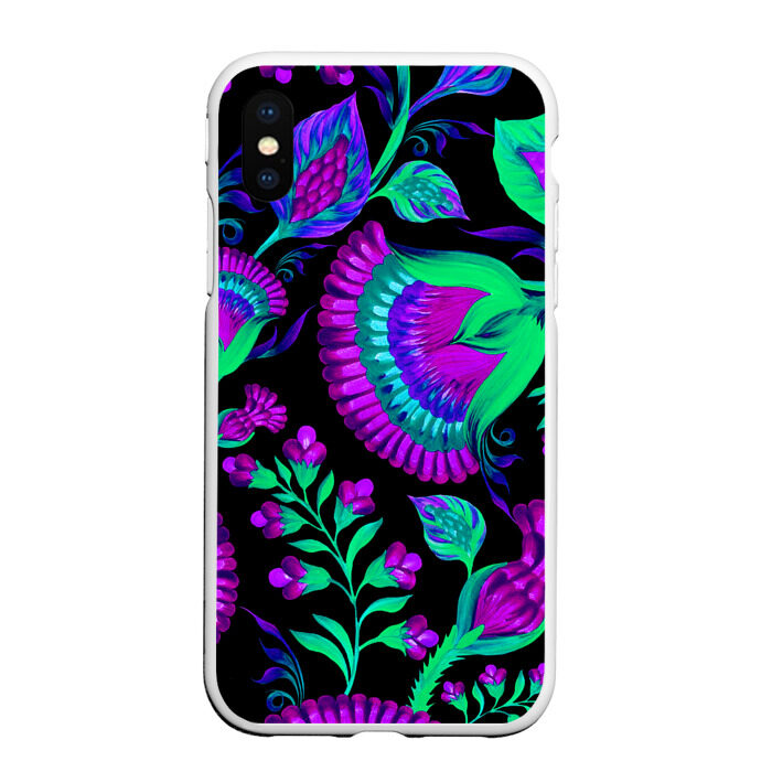 Чехол для iPhone XS Max матовый Bright фото