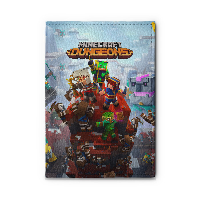 Обложка для автодокументов Minecraft Dungeons фото