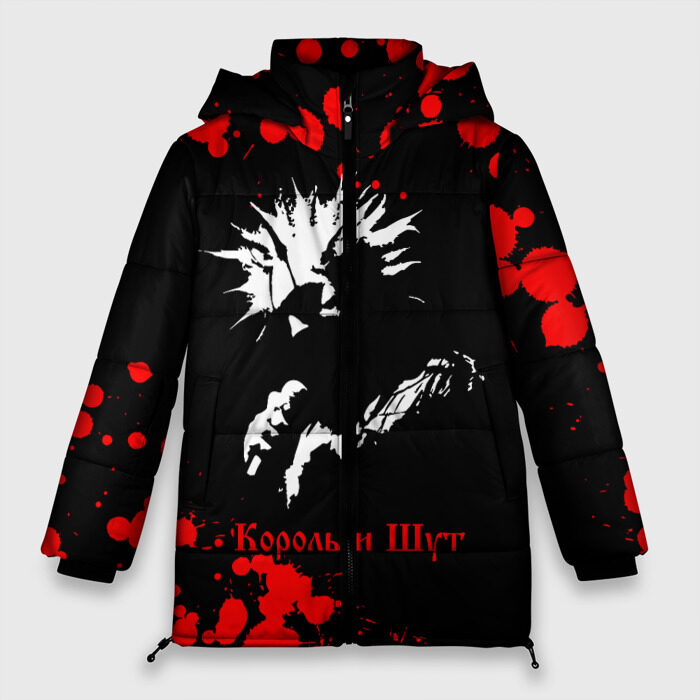 Женская зимняя куртка 3D КОРОЛЬ И ШУТ фото