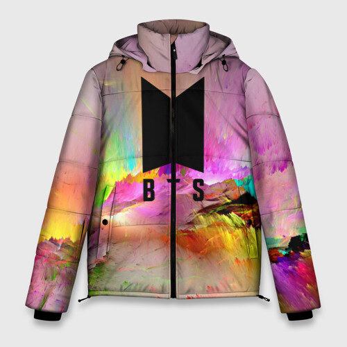 Мужская зимняя куртка 3D BTS фото
