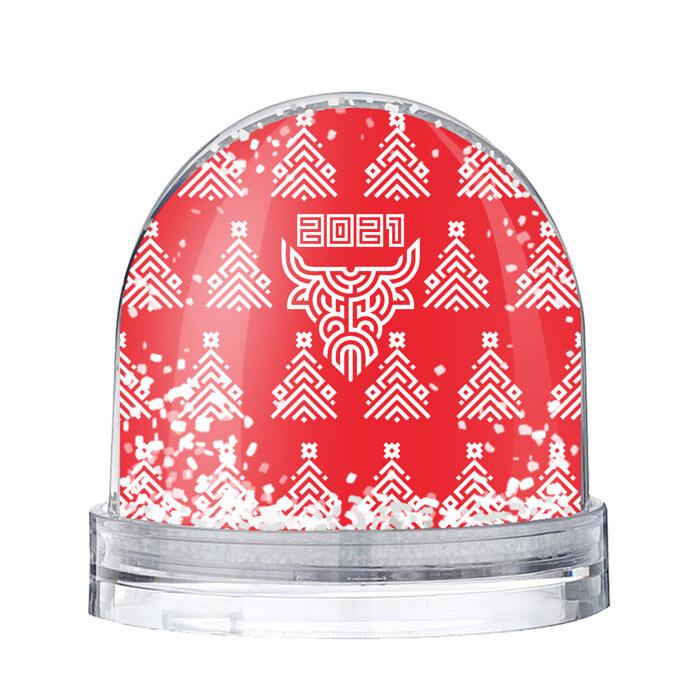 Снежный шар Бык 21 фото