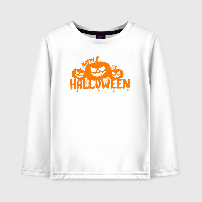 Детский лонгслив хлопок Halloween фото