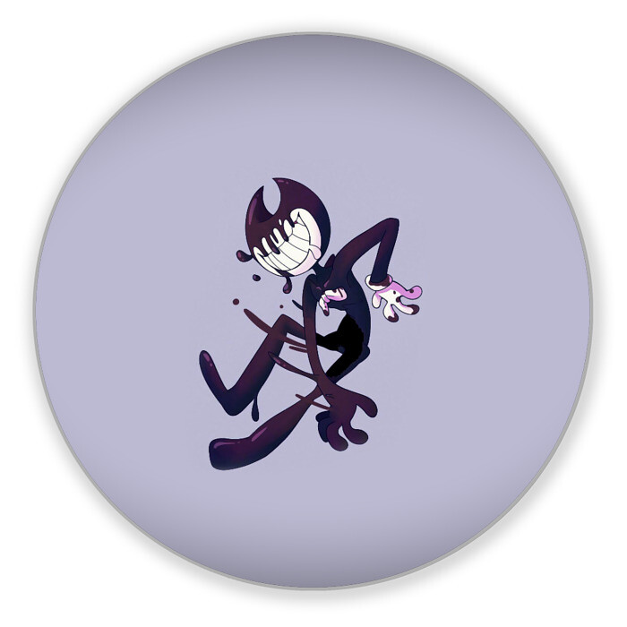 Коврик для мышки круглый Bendy And The Ink Machine фото