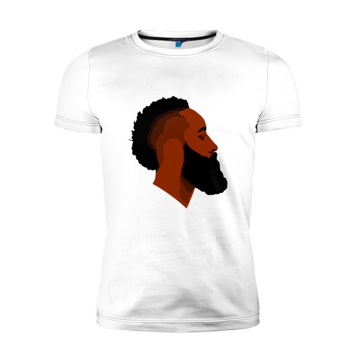 Мужская футболка хлопок Slim James Harden фото