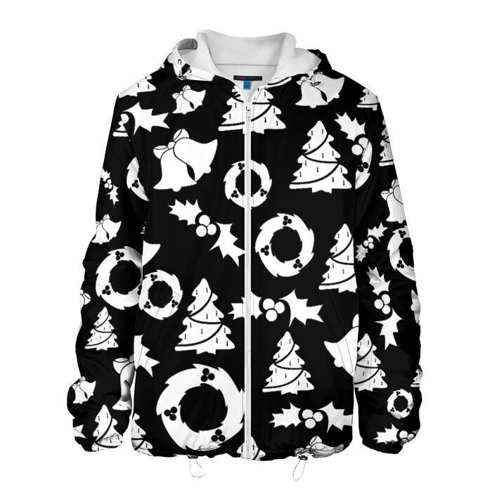 Мужская куртка 3D Новогодний фото