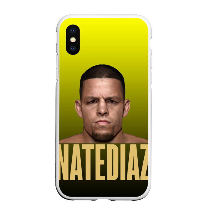 Чехол для iPhone XS Max матовый Нейт Диас фото