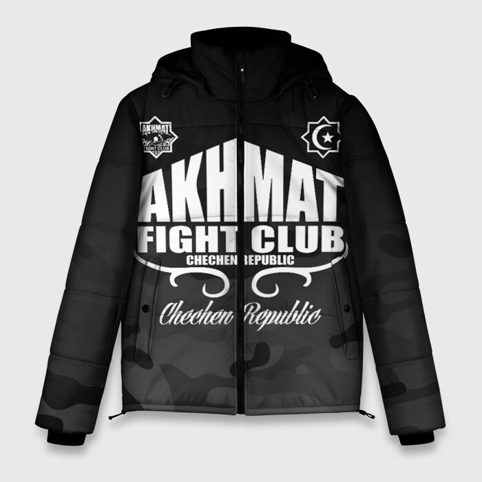 Мужская зимняя куртка 3D FIGHT CLUB AKHMAT фото
